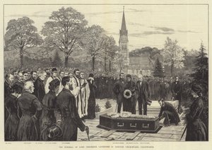Lord Frederick Cavendish'in Edensor Churchyard, Chatsworth'teki Cenazesi